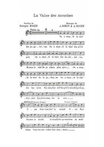 La valse des mouches